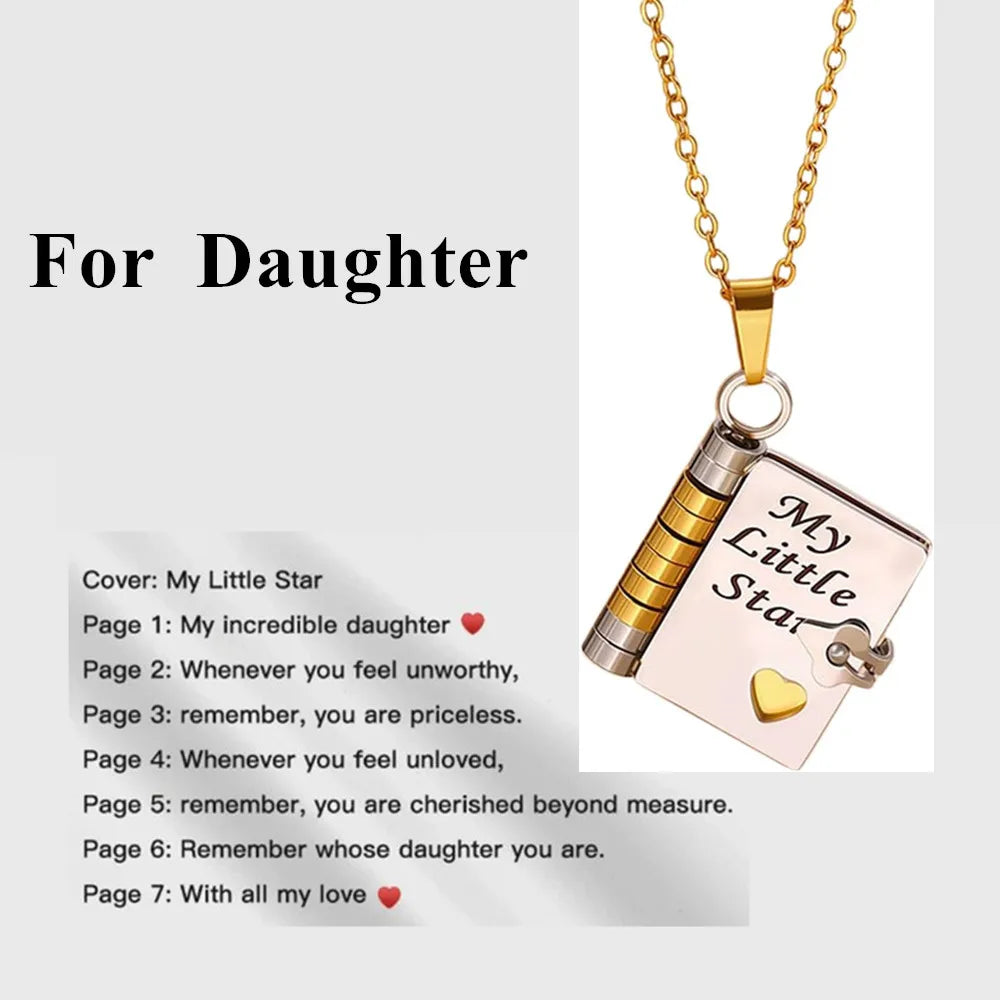 TrueBond - Book Necklace