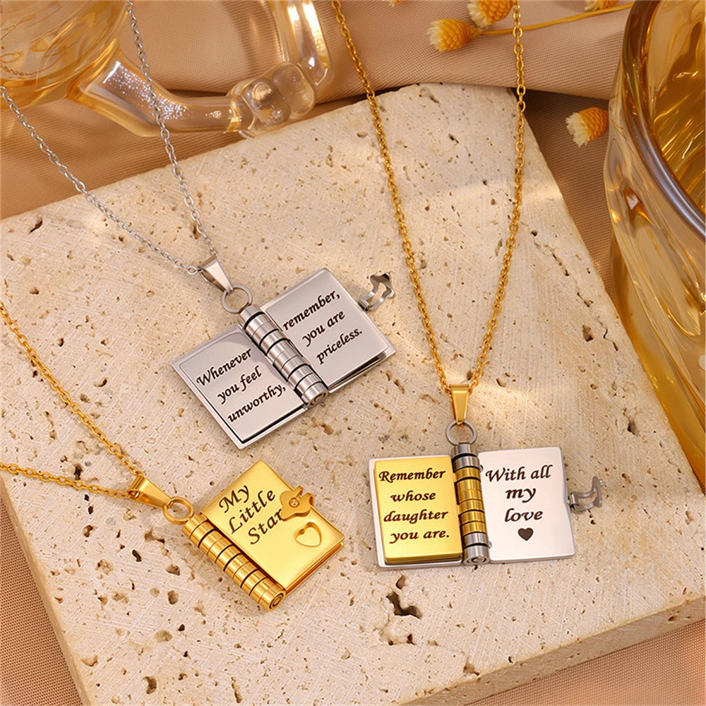 TrueBond - Book Necklace