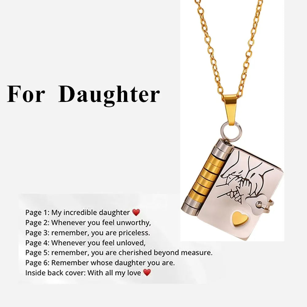 TrueBond - Book Necklace