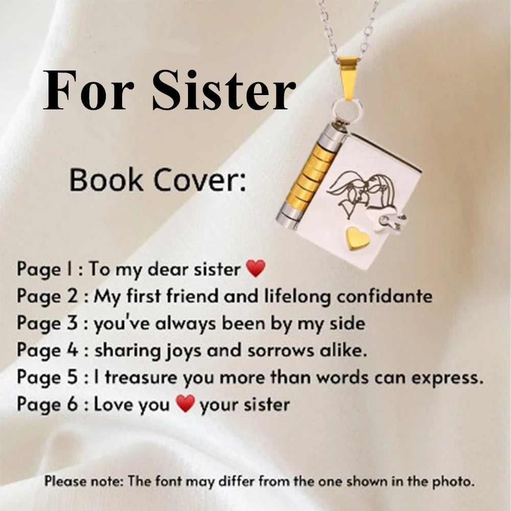 TrueBond - Book Necklace