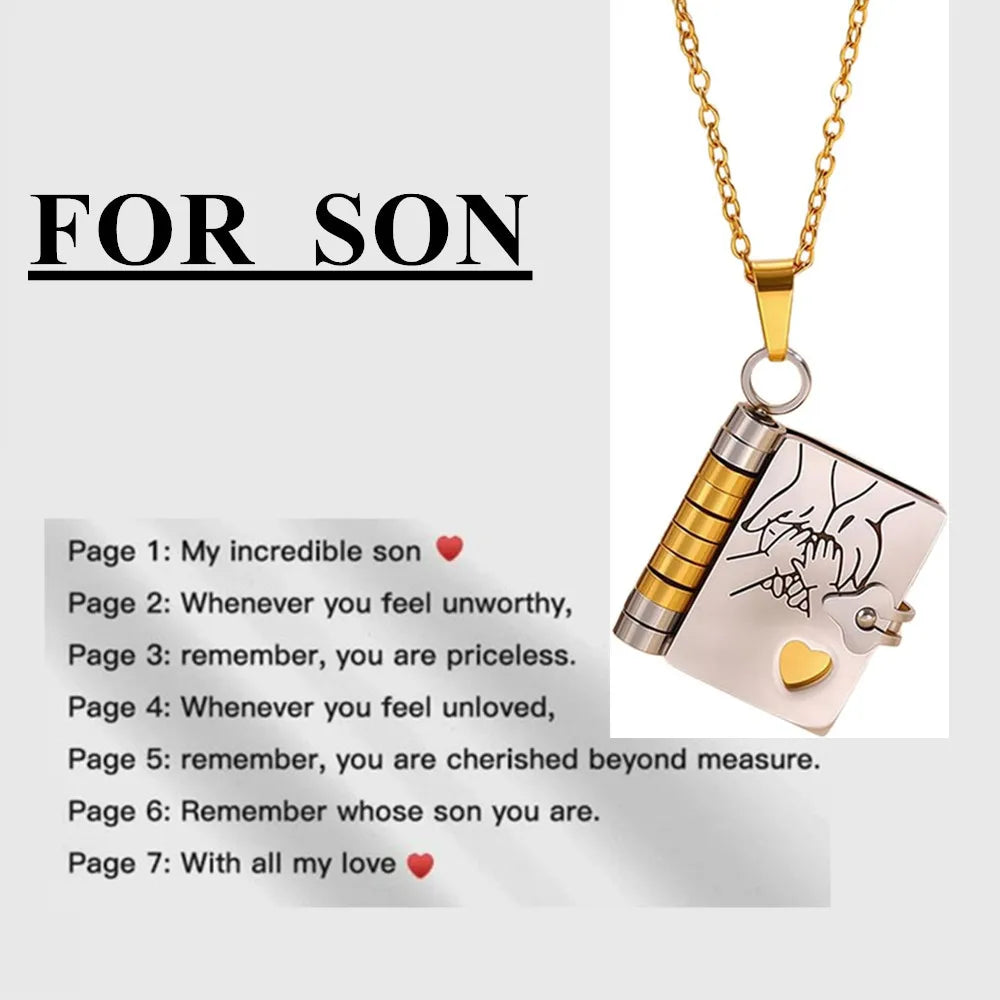 TrueBond - Book Necklace