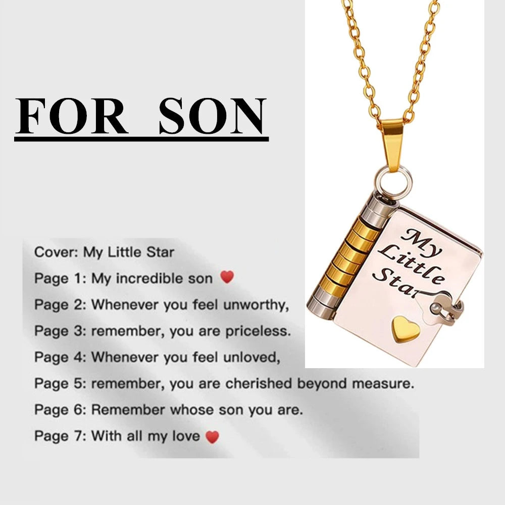 TrueBond - Book Necklace