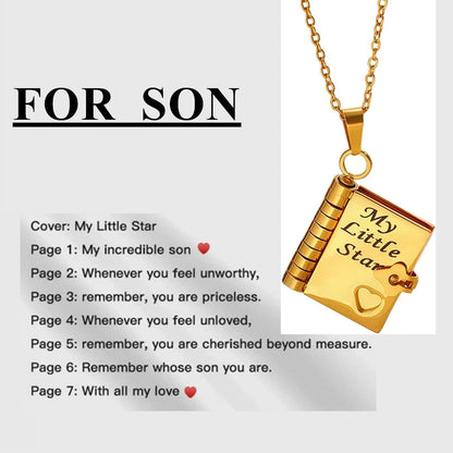 TrueBond - Book Necklace