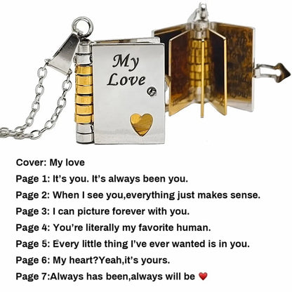 TrueBond - Book Necklace