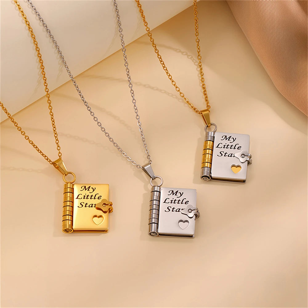 TrueBond - Book Necklace
