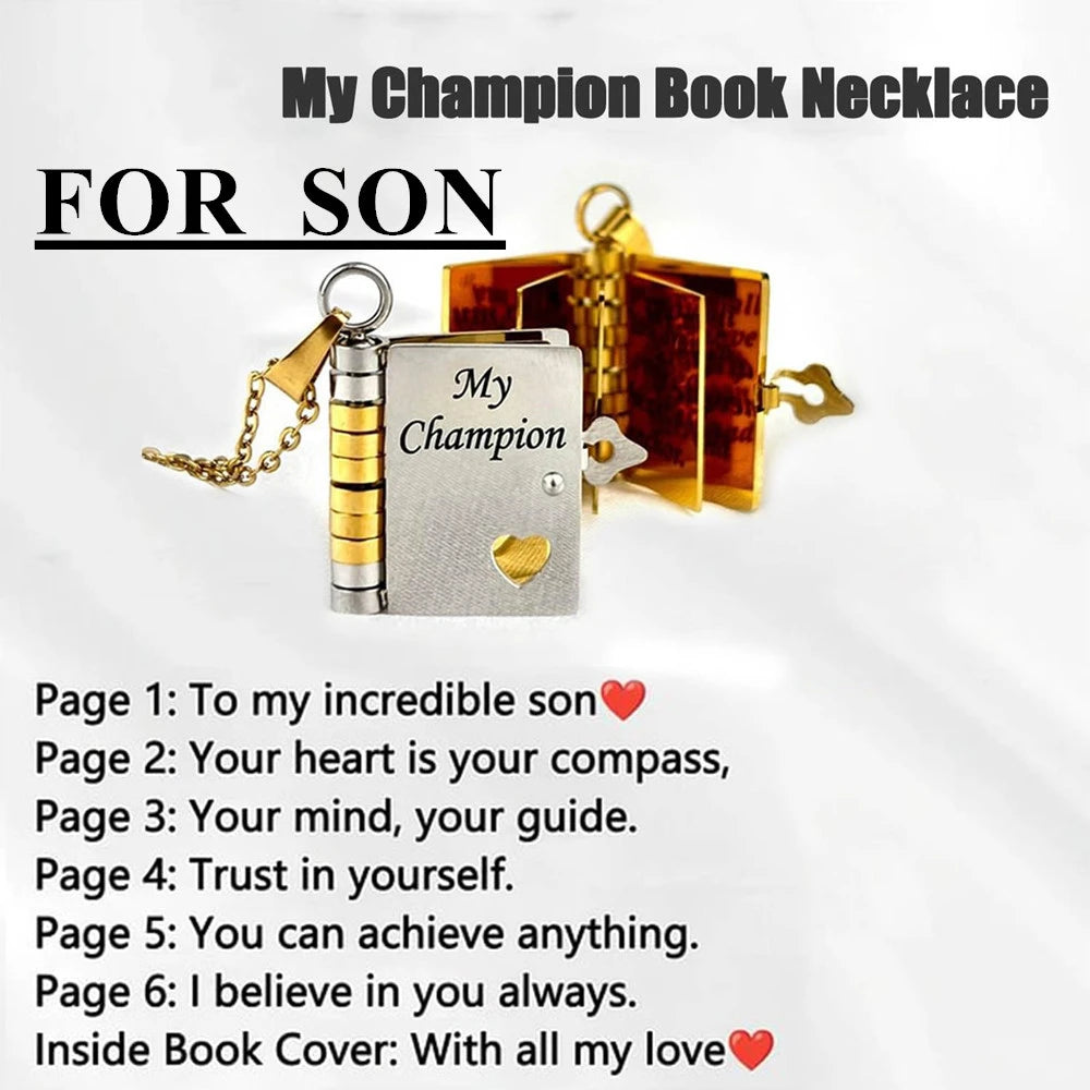 TrueBond - Book Necklace