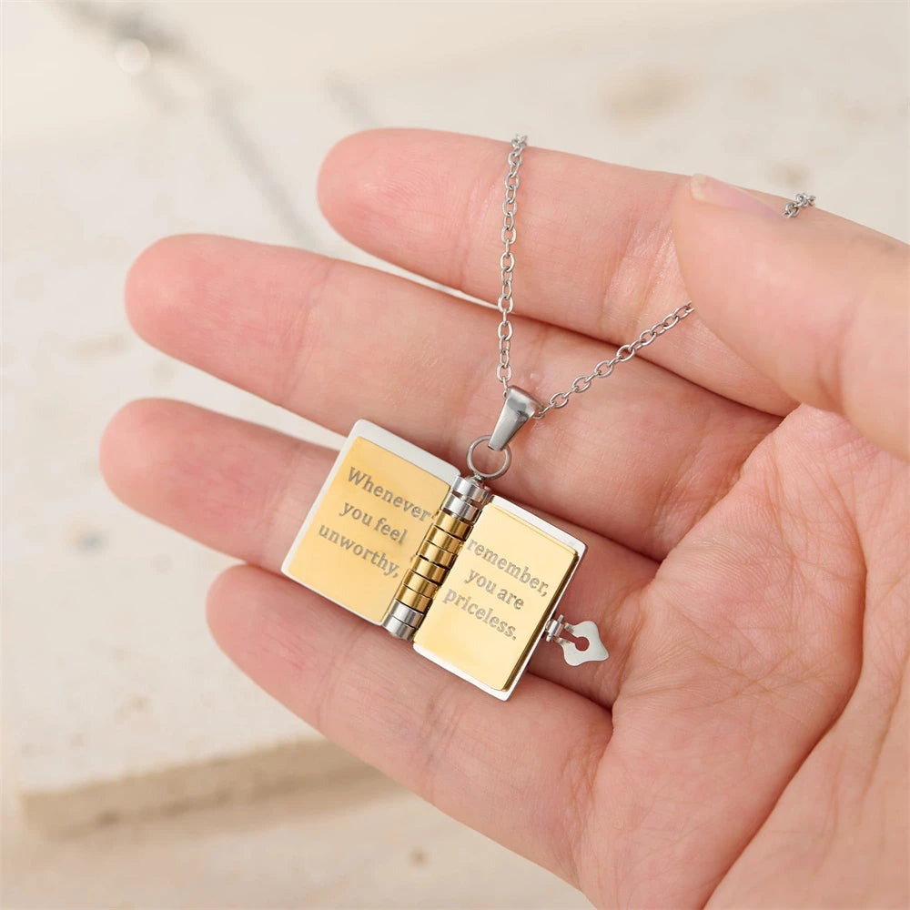 TrueBond - Book Necklace