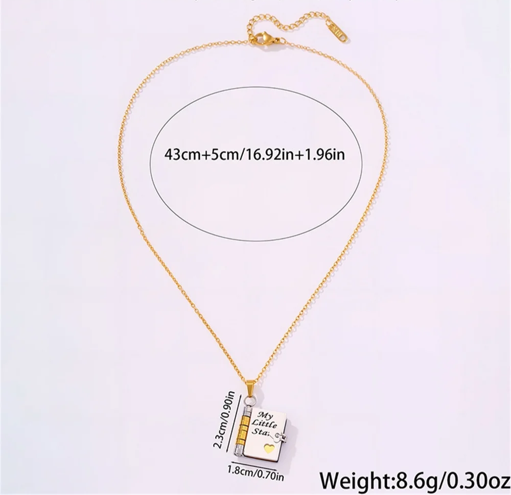 TrueBond - Book Necklace