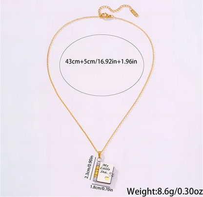 TrueBond - Book Necklace