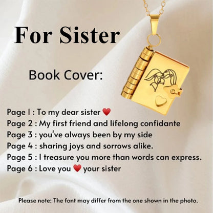 TrueBond - Book Necklace