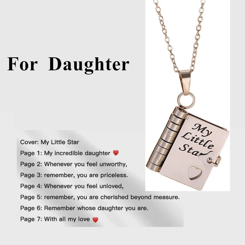 TrueBond - Book Necklace