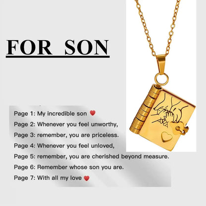 TrueBond - Book Necklace