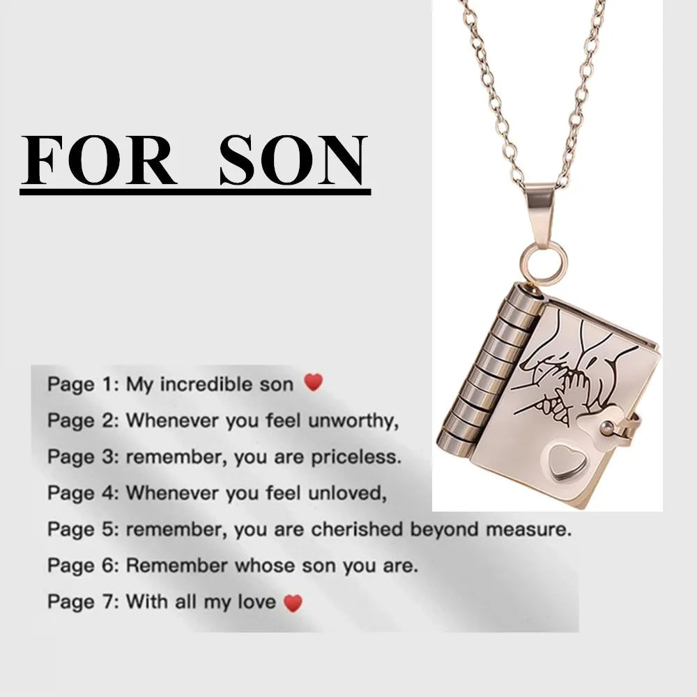 TrueBond - Book Necklace