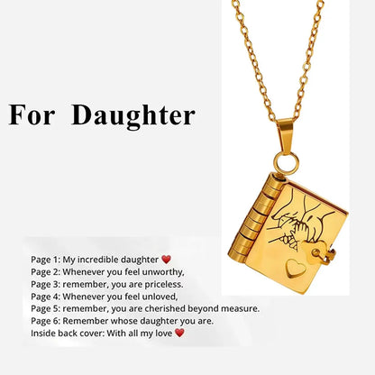 TrueBond - Book Necklace