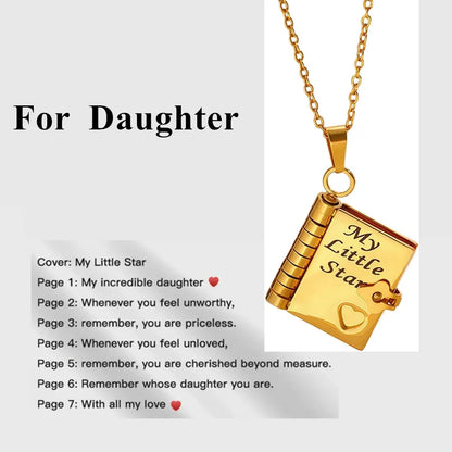 TrueBond - Book Necklace